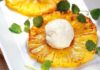 Десерт из ананаса с мороженым, пошаговый рецепт с фото