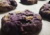 Фиолетовое печенье с белым шоколадом, пошаговый рецепт с фото