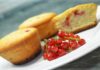 Маффины с красной смородиной