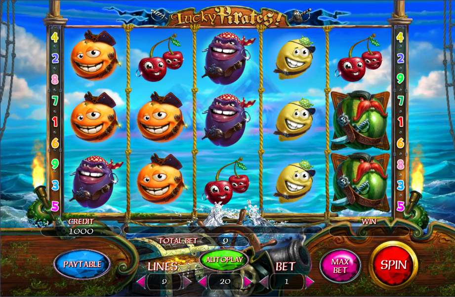 lucky pirates игровой автомат