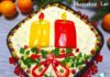 Салат «Новогодние свечи»