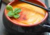 Крем-суп из печёной тыквы и картофеля с плавленым сыром, пошаговый рецепт с фото