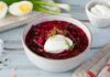 Холодный борщ со свеклой, пошаговый рецепт с фото