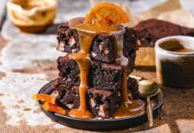 Брауни из яблок и фиников, пошаговый рецепт с фото