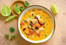 Суп с красной фасолью и куриным филе, пошаговый рецепт с фото