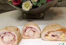 Куриные рулетики с ветчиной и сыром